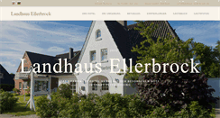 Desktop Screenshot of landhaus-ellerbrock.de