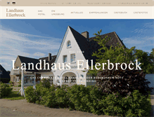 Tablet Screenshot of landhaus-ellerbrock.de